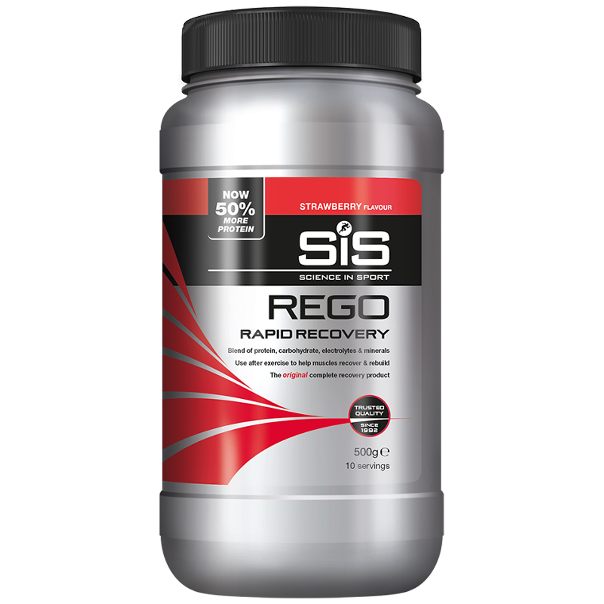 Product Image for ScienceInSport Rego Rapid Recovery tub jordgubb 500g