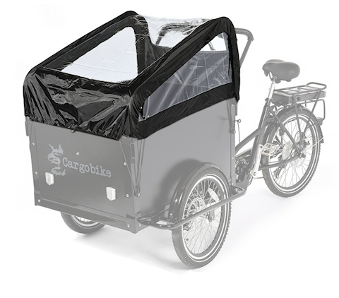 2-barnskapell utan bågar till Cargobike Classic & Classic Dog