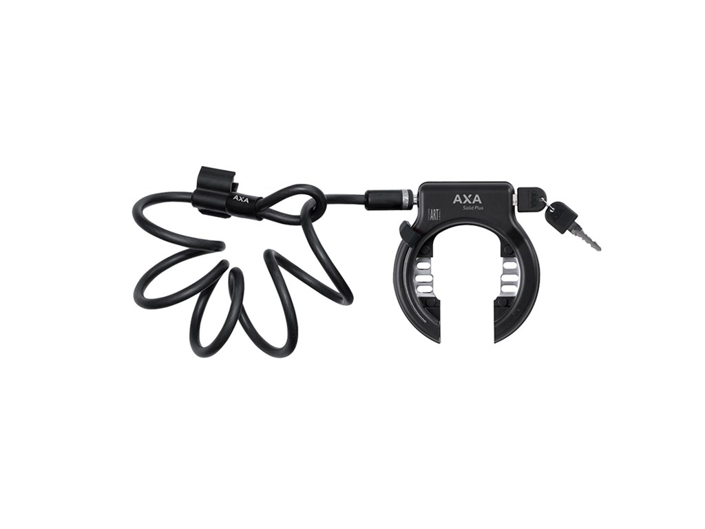 Product Image for AXA Ringlås Solid Plus med plug-in-vajer Newton 150